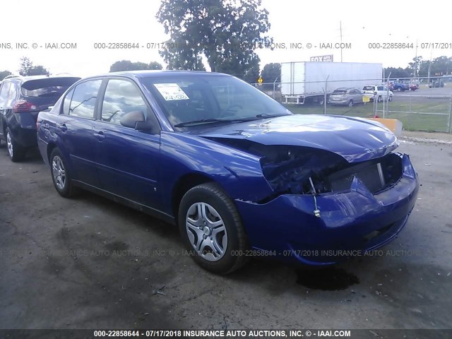 1G1ZS58FX7F240034 - 2007 CHEVROLET MALIBU LS BLUE photo 1