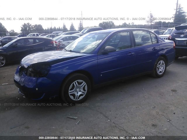 1G1ZS58FX7F240034 - 2007 CHEVROLET MALIBU LS BLUE photo 2