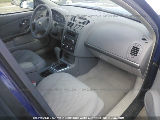 1G1ZS58FX7F240034 - 2007 CHEVROLET MALIBU LS BLUE photo 5