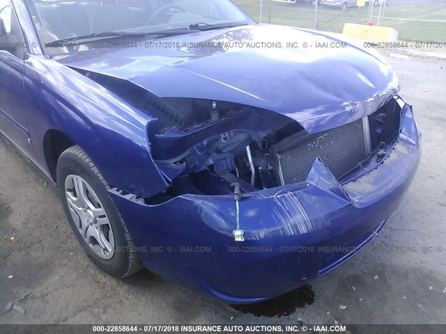 1G1ZS58FX7F240034 - 2007 CHEVROLET MALIBU LS BLUE photo 6