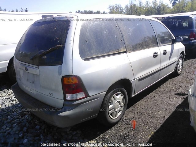 2FMZA5142XBB03394 - 1999 FORD WINDSTAR LX SILVER photo 4