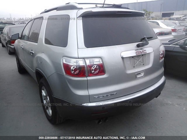 1GKER137X7J173415 - 2007 GMC ACADIA SLE SILVER photo 3