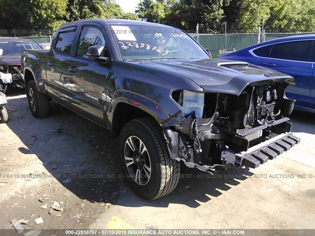 3TMDZ5BNXHM029334 - 2017 TOYOTA TACOMA DBL CAB/SR5/TRD SPORT/OR GRAY photo 1