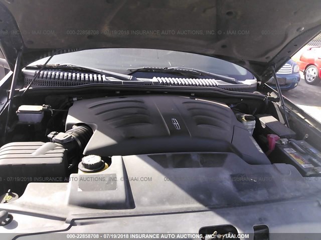 5LMEU68H25ZJ35208 - 2005 LINCOLN AVIATOR BLACK photo 10