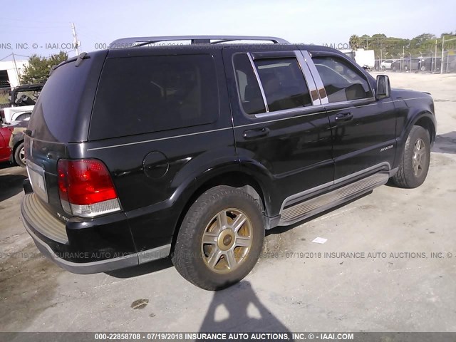 5LMEU68H25ZJ35208 - 2005 LINCOLN AVIATOR BLACK photo 4