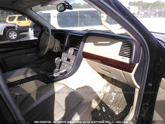 5LMEU68H25ZJ35208 - 2005 LINCOLN AVIATOR BLACK photo 5