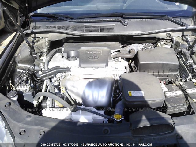 4T1BF1FK1FU093307 - 2015 TOYOTA CAMRY LE/XLE/SE/XSE 黑色 照片 10