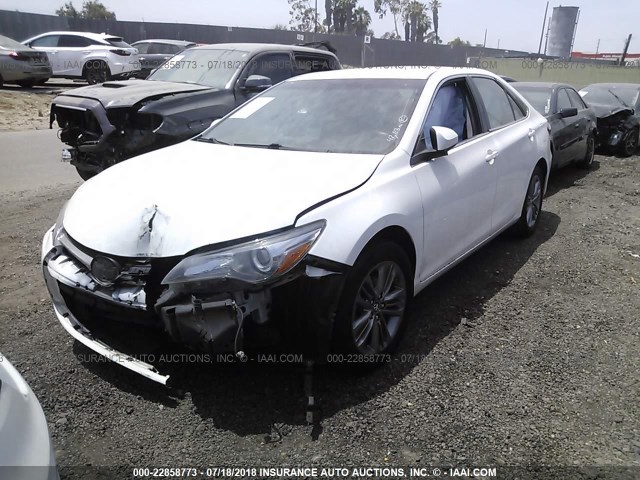 4T1BF1FK8GU247254 - 2016 TOYOTA CAMRY LE/XLE/SE/XSE WHITE photo 2
