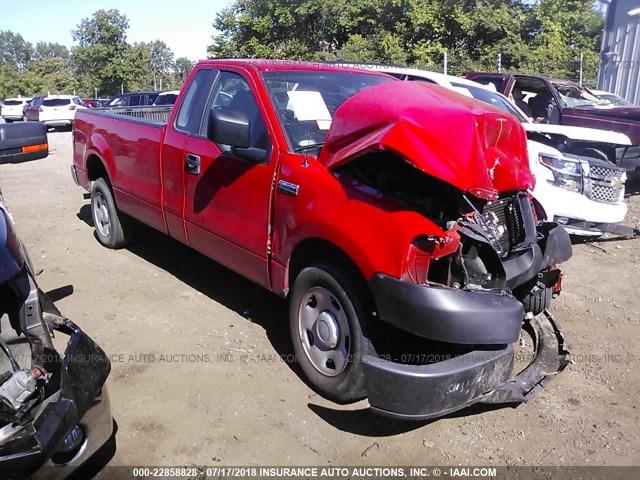 1FTRF12288KE71307 - 2008 FORD F150 Rojo foto 1