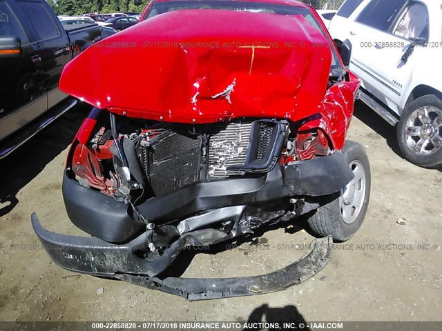 1FTRF12288KE71307 - 2008 FORD F150 Rojo foto 6