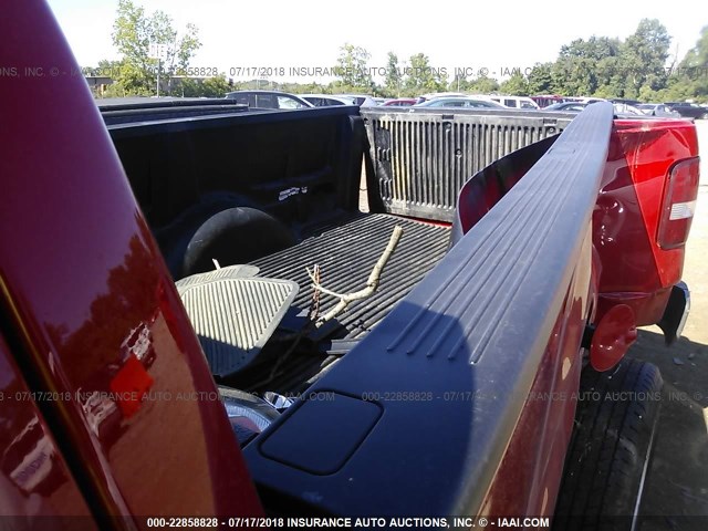 1FTRF12288KE71307 - 2008 FORD F150 Rojo foto 8