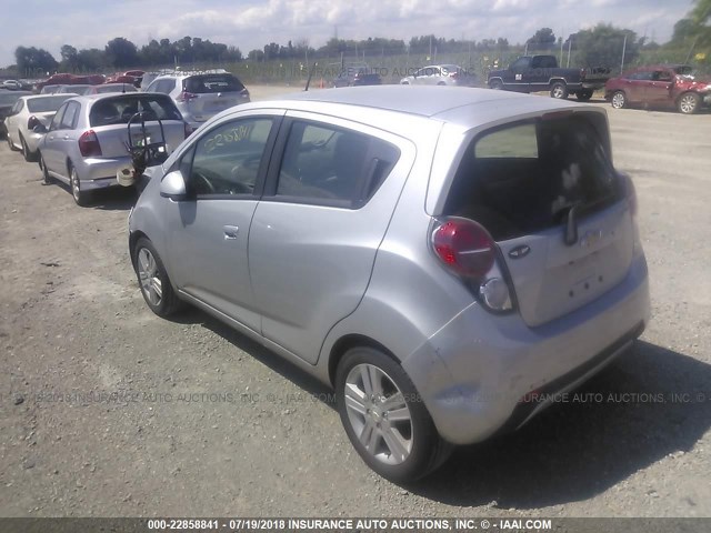 KL8CA6S97FC730223 - 2015 CHEVROLET SPARK LS SILVER photo 3