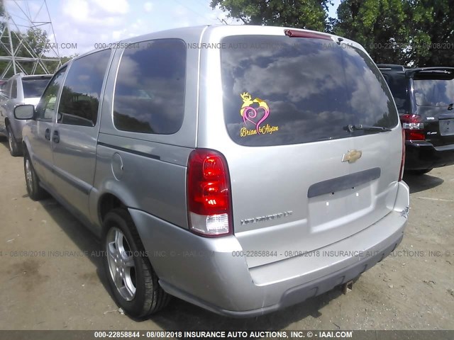 1GNDV23177D189825 - 2007 CHEVROLET UPLANDER LS SILVER photo 3