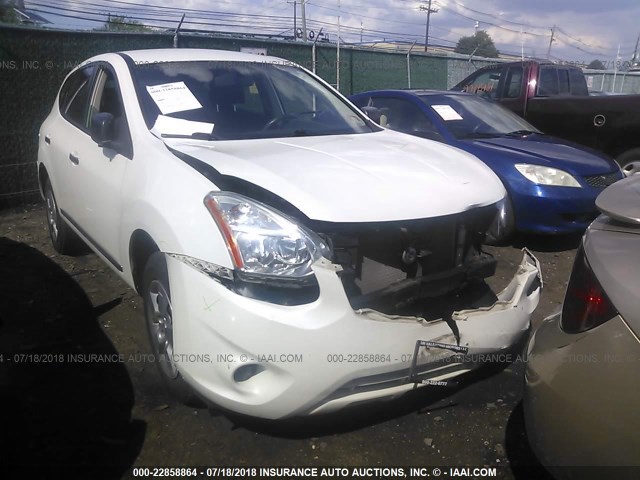 JN8AS5MV0BW292397 - 2011 NISSAN ROGUE S/SV/KROM WHITE photo 1