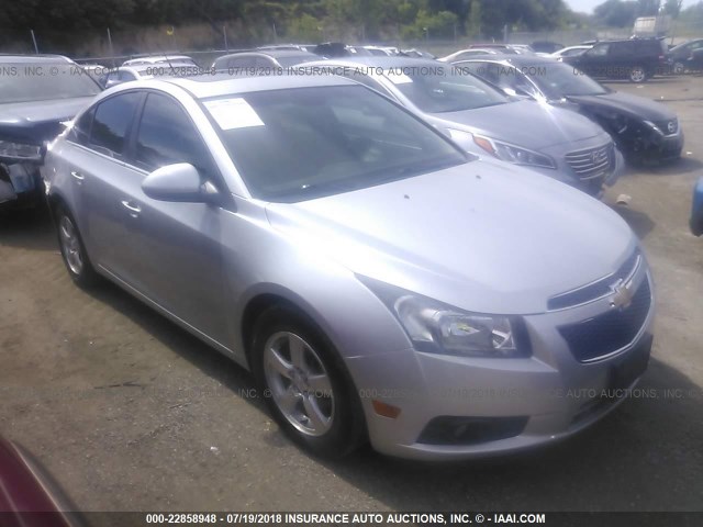 1G1PF5SC3C7249480 - 2012 CHEVROLET CRUZE LT SILVER photo 1