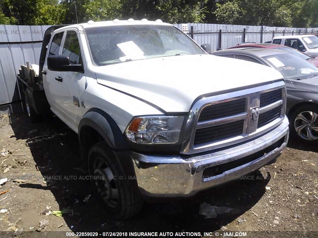 3C7WDNEL4CG300092 - 2012 DODGE RAM 5500 ST/SLT/LARAMIE WHITE photo 1