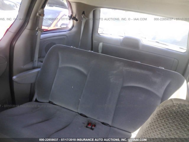 1B4GP25312B637542 - 2002 DODGE CARAVAN SE MAROON photo 8