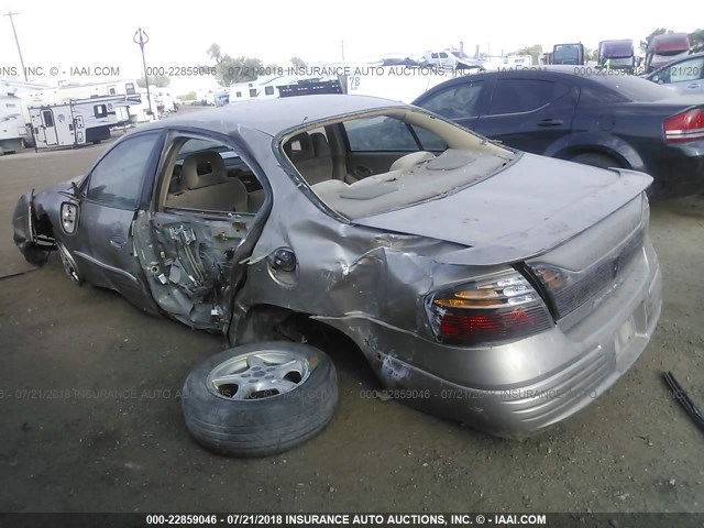 1G2HX54K424103137 - 2002 PONTIAC BONNEVILLE SE GOLD photo 3