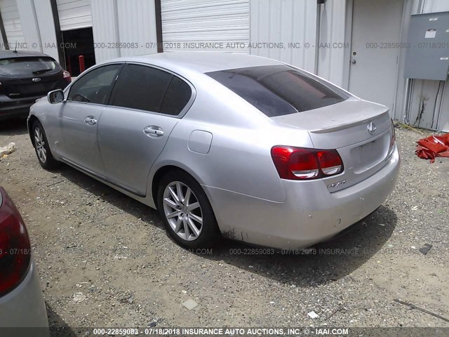 JTHCH96S160019506 - 2006 LEXUS GS GENERATION 200 300 SILVER photo 3