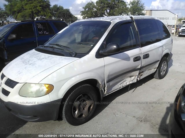 1D8GP25333B238315 - 2003 DODGE CARAVAN SE WHITE photo 6