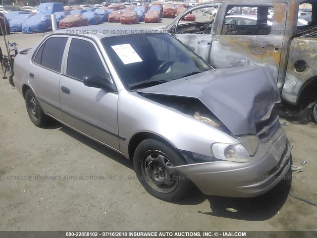 1NXBR12E0YZ310498 - 2000 TOYOTA COROLLA VE/CE/LE 棕色 照片 1