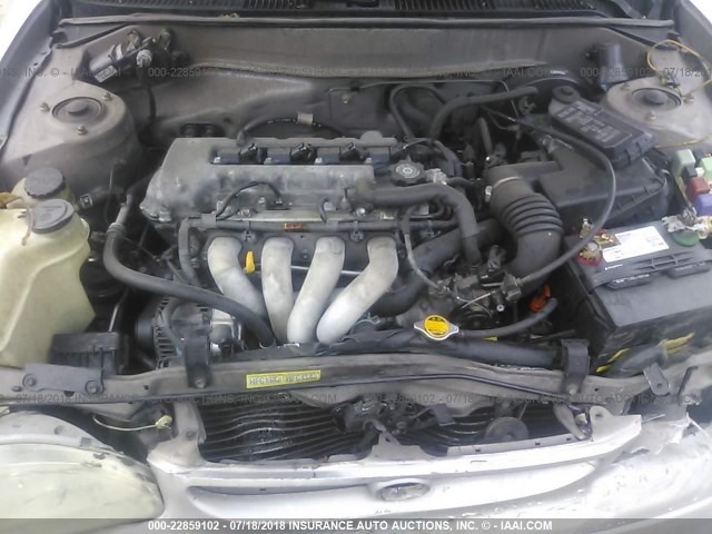 1NXBR12E0YZ310498 - 2000 TOYOTA COROLLA VE/CE/LE 棕色 照片 10