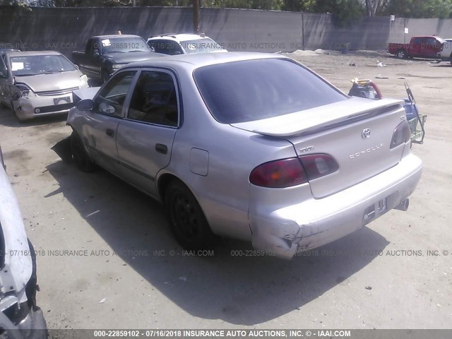 1NXBR12E0YZ310498 - 2000 TOYOTA COROLLA VE/CE/LE 棕色 照片 3