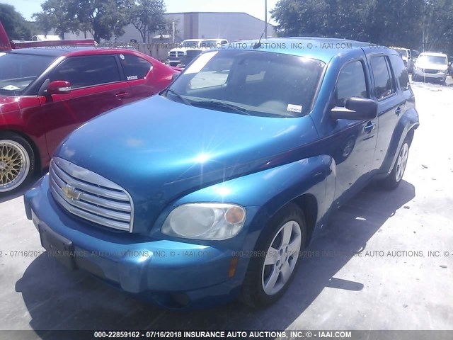 3GNCA13B19S624528 - 2009 CHEVROLET HHR LS BLUE photo 2