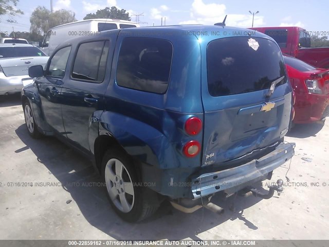 3GNCA13B19S624528 - 2009 CHEVROLET HHR LS BLUE photo 3