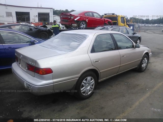 4T1BG22K51U805920 - 2001 TOYOTA CAMRY CE/LE/XLE 银色 照片 4