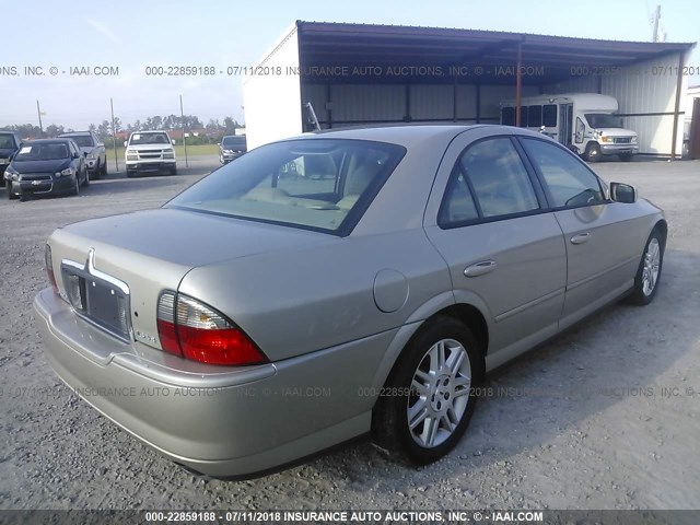 1LNHM87A15Y628464 - 2005 LINCOLN LS TAN photo 4
