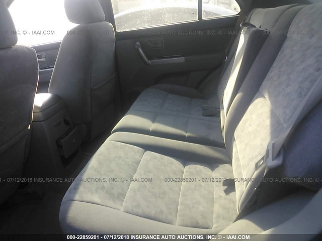 KNDJC733X65525380 - 2006 KIA SORENTO EX/LX GRAY photo 8