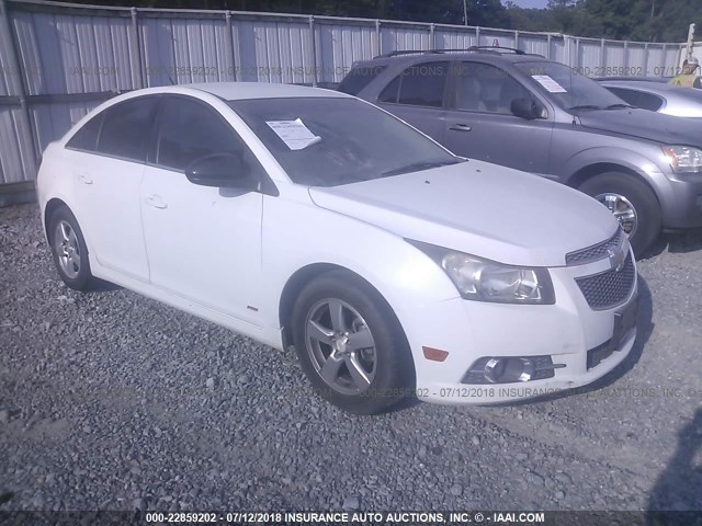 1G1PF5S9XB7236647 - 2011 CHEVROLET CRUZE LT WHITE photo 1