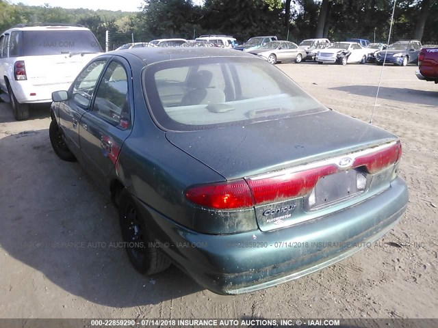 3FAFP6630YM117084 - 2000 FORD CONTOUR SE GREEN photo 3