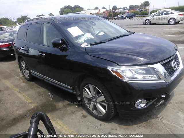 5N1AR2MM5FC618212 - 2015 NISSAN PATHFINDER S/SV/SL/PLATINUM BLACK photo 1