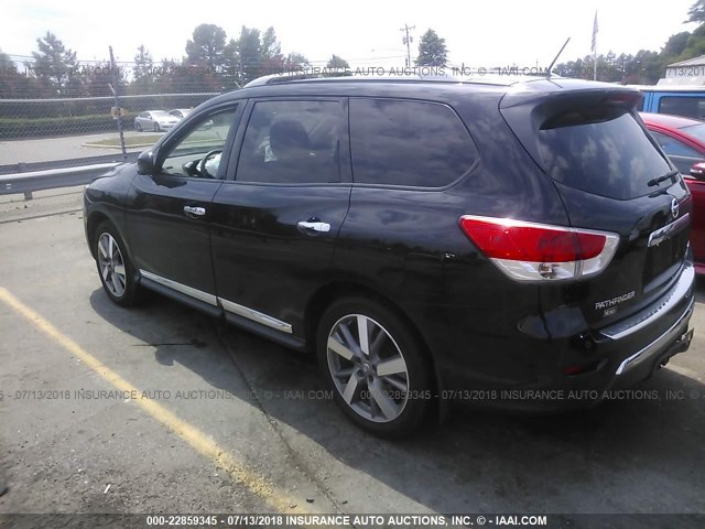5N1AR2MM5FC618212 - 2015 NISSAN PATHFINDER S/SV/SL/PLATINUM BLACK photo 3