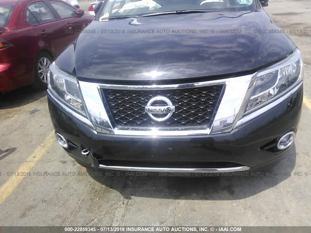 5N1AR2MM5FC618212 - 2015 NISSAN PATHFINDER S/SV/SL/PLATINUM BLACK photo 6