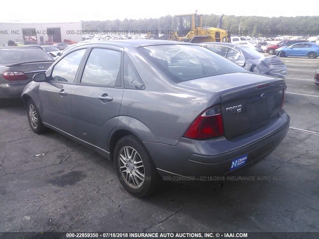 1FAHP34N17W276643 - 2007 FORD FOCUS ZX4/S/SE/SES 灰色 照片 3