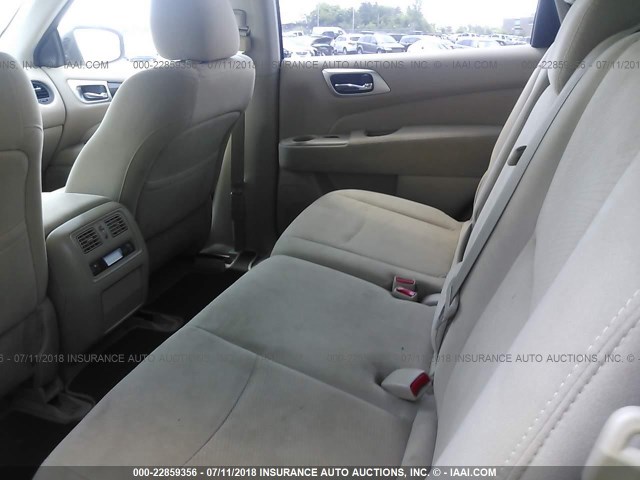 5N1AR2MN3EX667996 - 2014 NISSAN PATHFINDER S/SV/SL/PLATINUM 棕色 照片 8