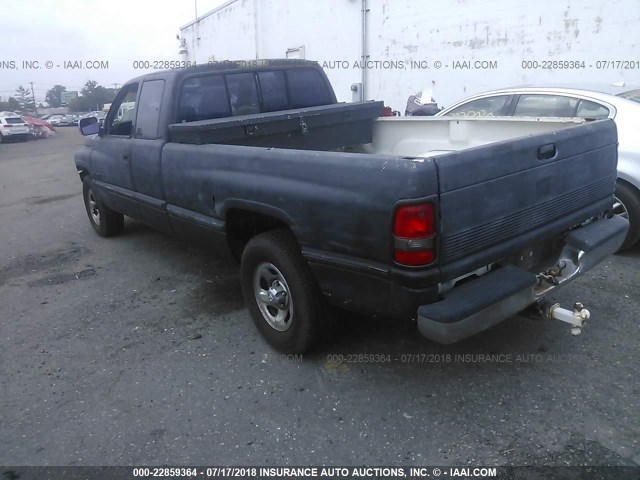 3B7HC13Y3TG103690 - 1996 DODGE RAM 1500 BLACK photo 3