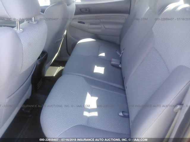 5TFLU4ENXDX070633 - 2013 TOYOTA TACOMA DOUBLE CAB წითელი ფოტო 8