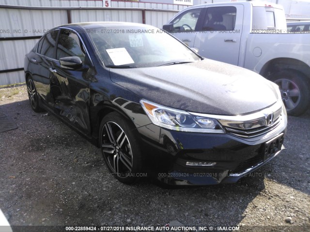 1HGCR2F10HA243300 - 2017 HONDA ACCORD SPORT SPECIAL EDITION BLACK photo 1