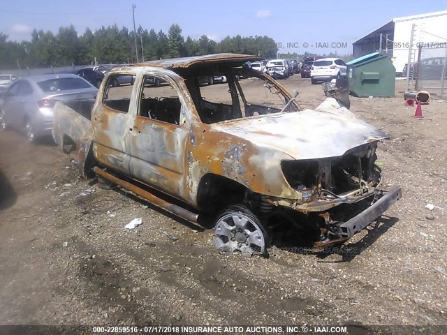 3TMLU42N99M020727 - 2009 TOYOTA TACOMA DOUBLE CAB BROWN photo 1