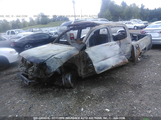 3TMLU42N99M020727 - 2009 TOYOTA TACOMA DOUBLE CAB BROWN photo 2