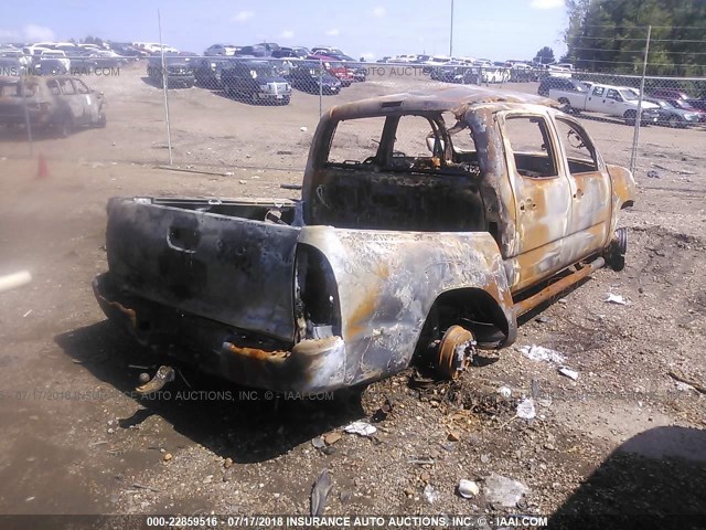 3TMLU42N99M020727 - 2009 TOYOTA TACOMA DOUBLE CAB BROWN photo 4