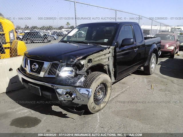 1N6AD06W18C450932 - 2008 NISSAN FRONTIER KING CAB LE/SE/OFF ROAD BLACK photo 2