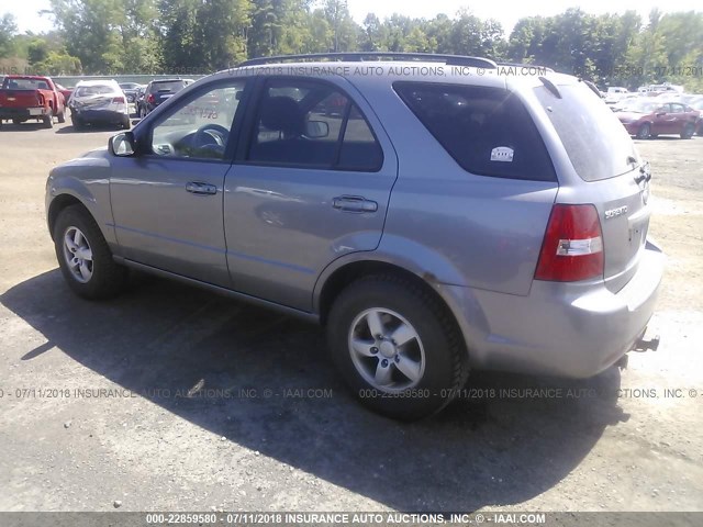 KNDJC735285856457 - 2008 KIA SORENTO EX/LX GRAY photo 3