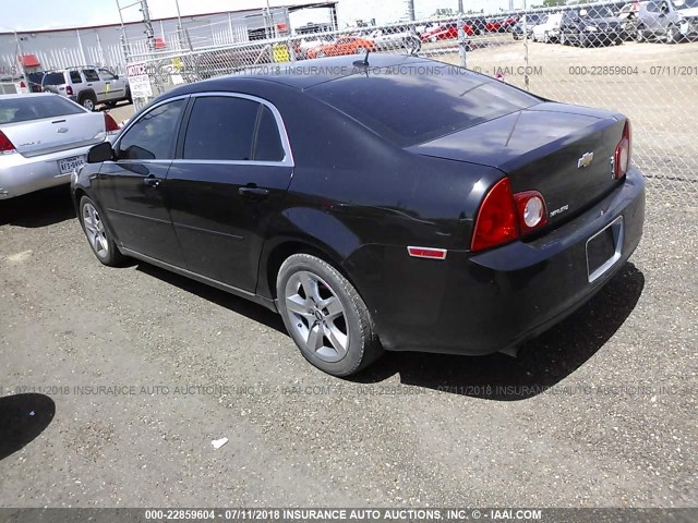 1G1ZH57B194212179 - 2009 CHEVROLET MALIBU 1LT 黑色 照片 3