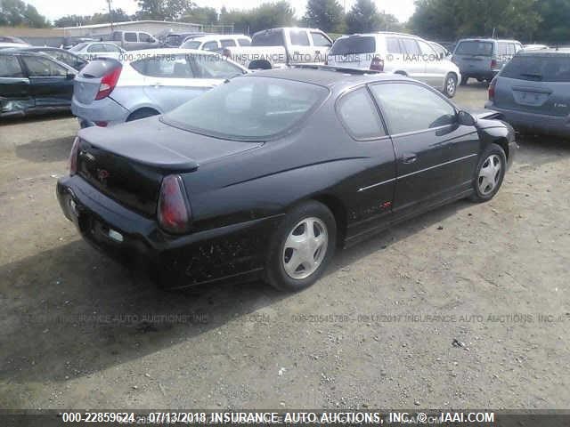 2G1WX15K929108463 - 2002 CHEVROLET MONTE CARLO SS ბეჟი ფოტო 4