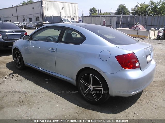 JTKDE177760105633 - 2006 TOYOTA SCION TC 浅蓝色 照片 3